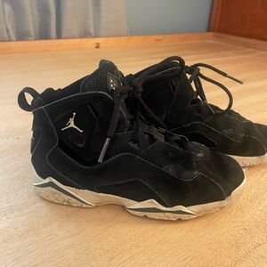 Youth Black Jordan Sneakers